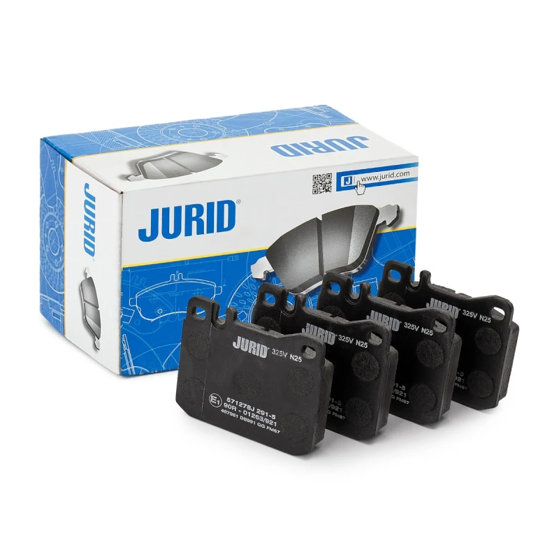 Image of JURID 571278J Brake pad set prepared for wear warning indicator, without accessories Brake Pad Set,disc brake (402)