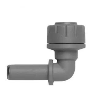 Image of PolyPlumb PB1015 15mm Spigot Elbow 90 Degree - Grey 10 Pack - Polypipe