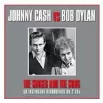 image of Johnny Cash vs Bob Dylan - The Singer And The Song (Music CD)