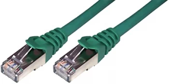 Image of Patch Cord RJ45 CAT.6a F/UTP LSZH Snagless Green - 7.50 M Full Copper