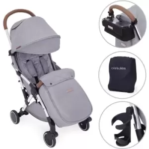 Image of Ickle bubba Globe Prime Stroller (Grey on Silver)