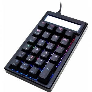 image of Ducky Pocket Brown Cherry MX RGB Color LED Mechanical Keyboard (DKPO1623ST-BUSPDAAT1)