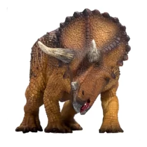 image of ANIMAL PLANET Mojo Dinosaurs Triceratops Toy Figure, Three Years and Above, Orange (387364)