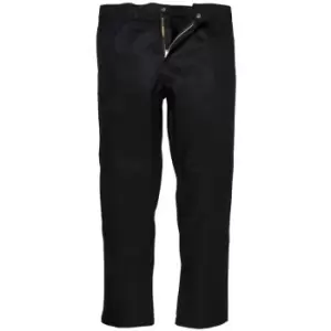 Image of Portwest BZ30BKRXXL - sz 2XL Bizweld Trousers - Black - Black