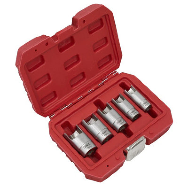 Image of Sealey 5 Piece 3/8" Drive Elbow Connector Socket Set CV601 Drive: 3/8"