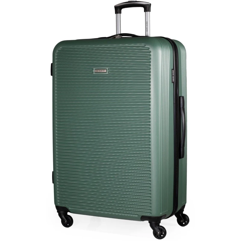 Image of Pierre Cardin Harley Ultra Strong Suitcase Hard Shell Luggage Khaki unisex Large