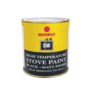 image of Hotspot Stove Paint Matt Black 500ml