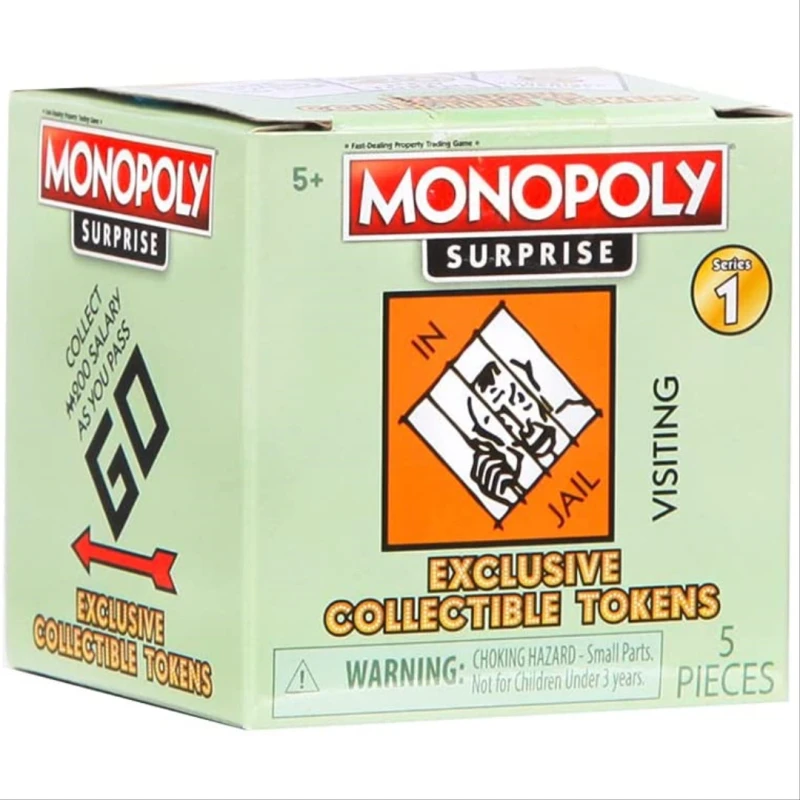 Image of Monopoly Surprise Collectable Tokens Multi unisex