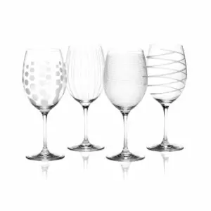 image of Mikasa Cheers Set Of 4 Red Wine Glasses