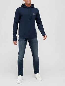 Image of Hugo Boss Wetalk Pullover Hoodie Dark Blue Size L Men