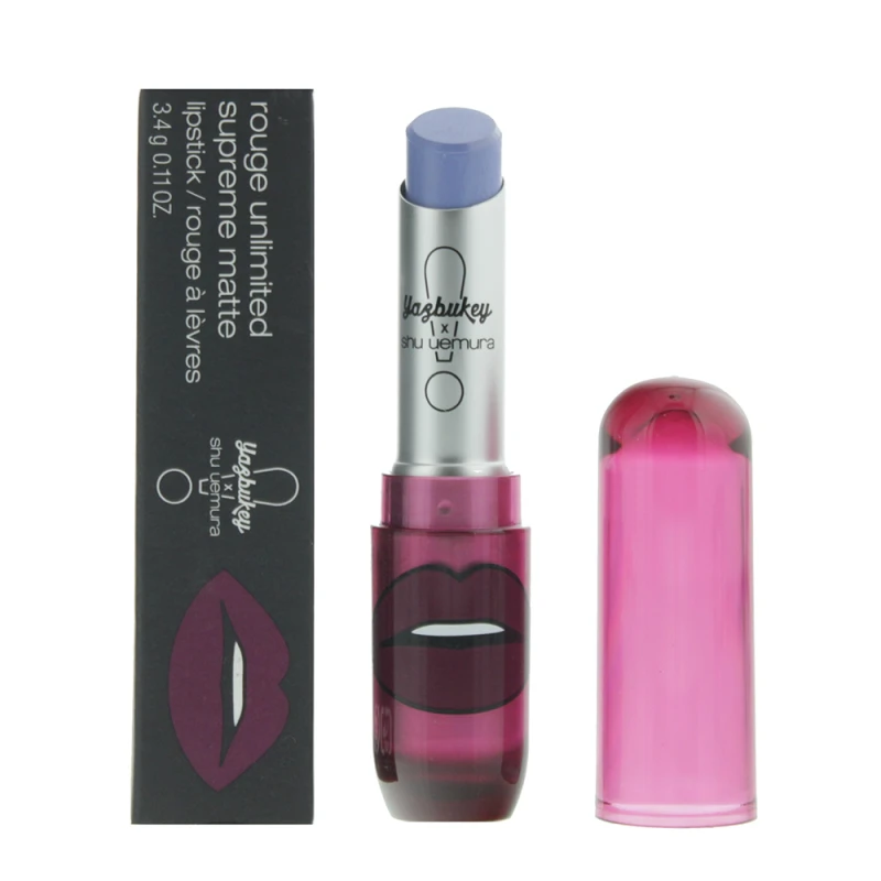 Image of Shu Uemura Rouge Unlimited Supreme Matte Yazbukey Powder Blue Lipstick 3.4g