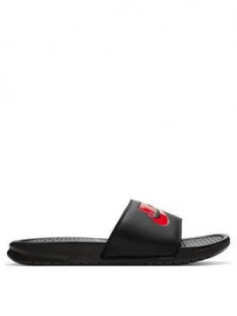 image of Nike Benassi Jdi - Black/Red