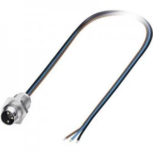 Image of Phoenix Contact 1500334 SACC-E-M 8MS-3CON-M8/0,5 M8 Sensor / Actuator Receptacle Connector