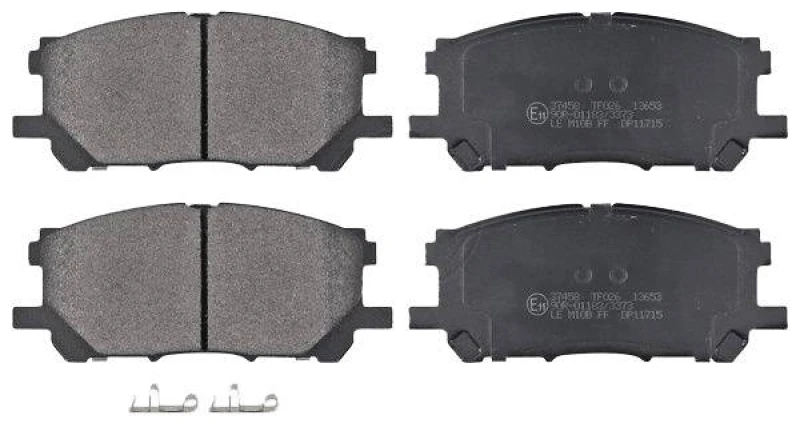 Image of A.B.S. 37458 Brake pad set with acoustic wear warning Brake Pad Set,disc brake (402)