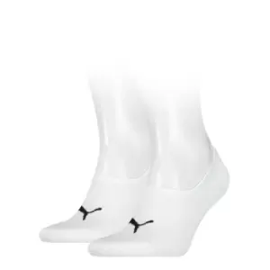 image of Puma 2 Pack HC Footie Sock - White