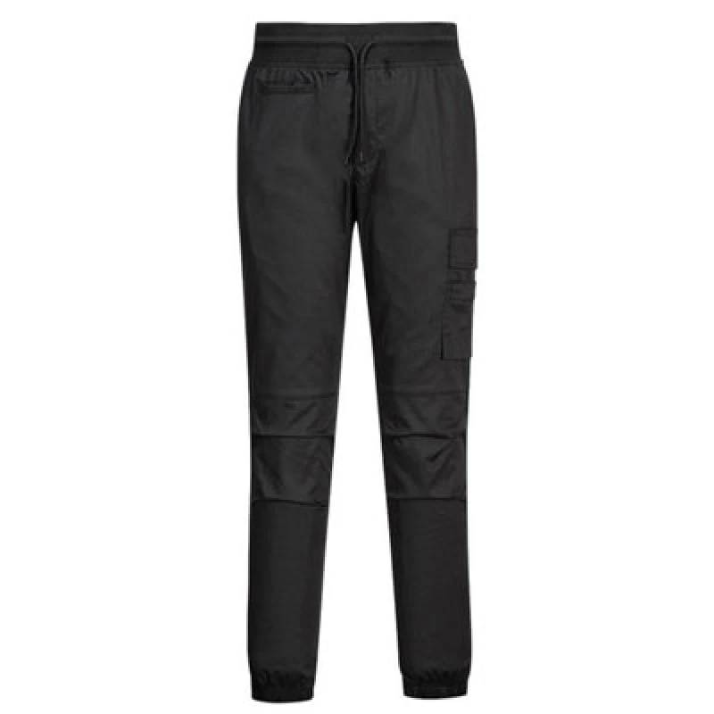 Image of Portwest MeshAir Stretch Fit Kitchen Joggers C074BKRXXXL Colour: Black