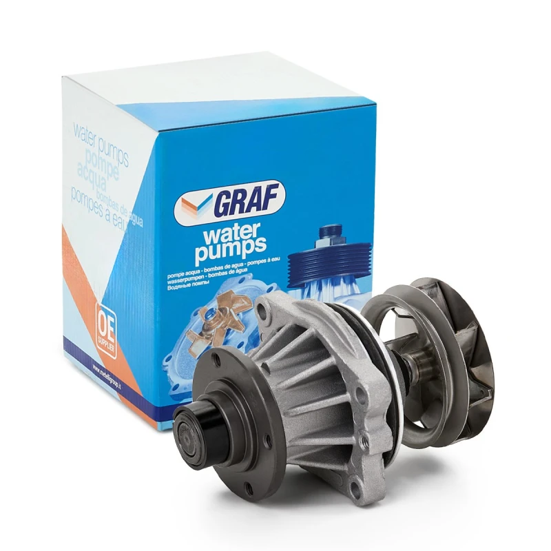Image of GRAF PA432A Water pump for V-ribbed belt use, with seal ring, do not use sealant Water Pump (1260)