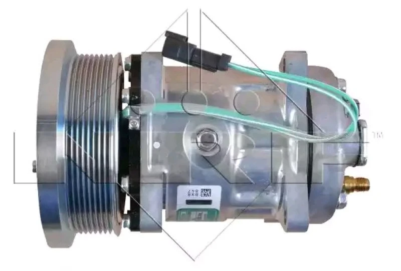Image of NRF 32828 AC Compressor EASY FIT, PAG 100, with seal ring, with gaskets/seals Compressor,air conditioning (447)