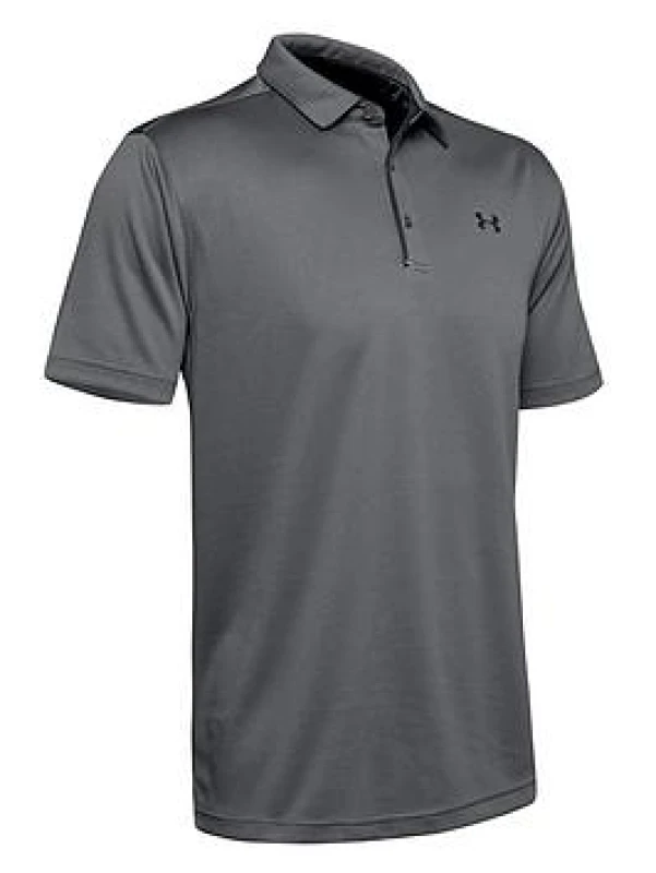 Image of Under Armour Tech Polo Mens - Grey Male L