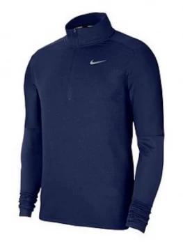 Image of Nike Running Element 1/2 Zip Top - Blue