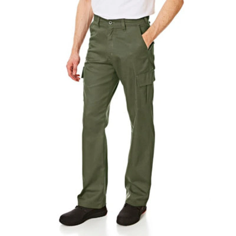 Image of Lee Cooper Workwear Lee Cooper Workwear Men Classic Cargo Trouser in Khaki Size: 40L Khaki 40L Male 5050217318615