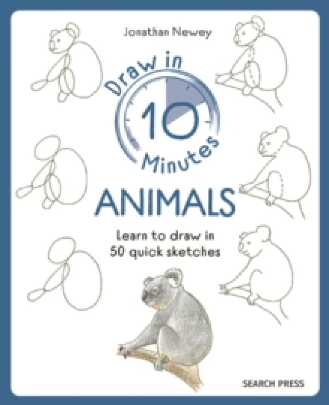 Image of Draw in 10 Minutes: Animals : Learn How to Draw in 50 Quick Sketches Paperback / softback