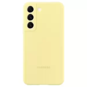 image of Samsung Galaxy S22 5G Silicone Cover EF-PS901TYEGWW - Butter Yellow