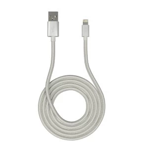 Image of Kit Lightning Charge Cable 1m - Silver