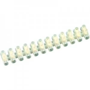 image of Wickes Terminal Connector Block Strip - 30A Pack of 6