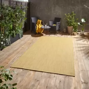 Image of Pop Flat Weave Outdoor Rug, Yellow, 160 x 230 Cm - Think Rugs