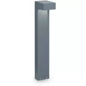 Image of 01-ideal Lux - SIRIO Anthracite Floor Lamp 2 Aluminum Bulbs