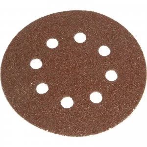 Image of Faithfull 150mm Perforated Sanding Disc 150mm Coarse Pack of 5