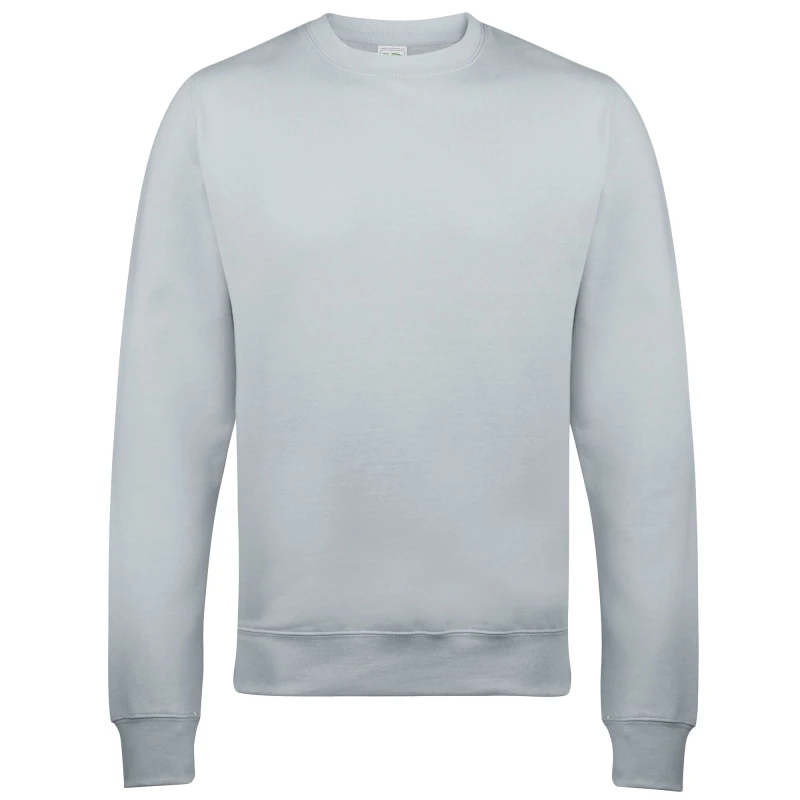 Image of AWDis AWDis Just Hoods Crew Neck Plain Sweatshirt (280 GSM) in Grey Size: X-Small Grey XS Unisex 5055805498465