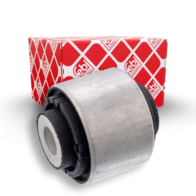 Image of FEBI BILSTEIN 31756 Arm Bushes Rear Axle Right, Rubber-Metal Mount Elastomer Control Arm-/Trailing Arm Bush (251)