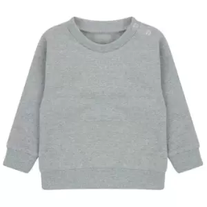 Image of Larkwood Childrens/Kids Sustainable Sweatshirt (12-18 Months) (Heather Grey)