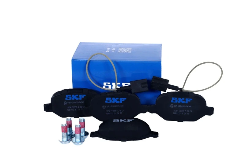 Image of SKF VKBP 90398 E Brake pad set incl. wear warning contact Brake Pad Set,disc brake (402)