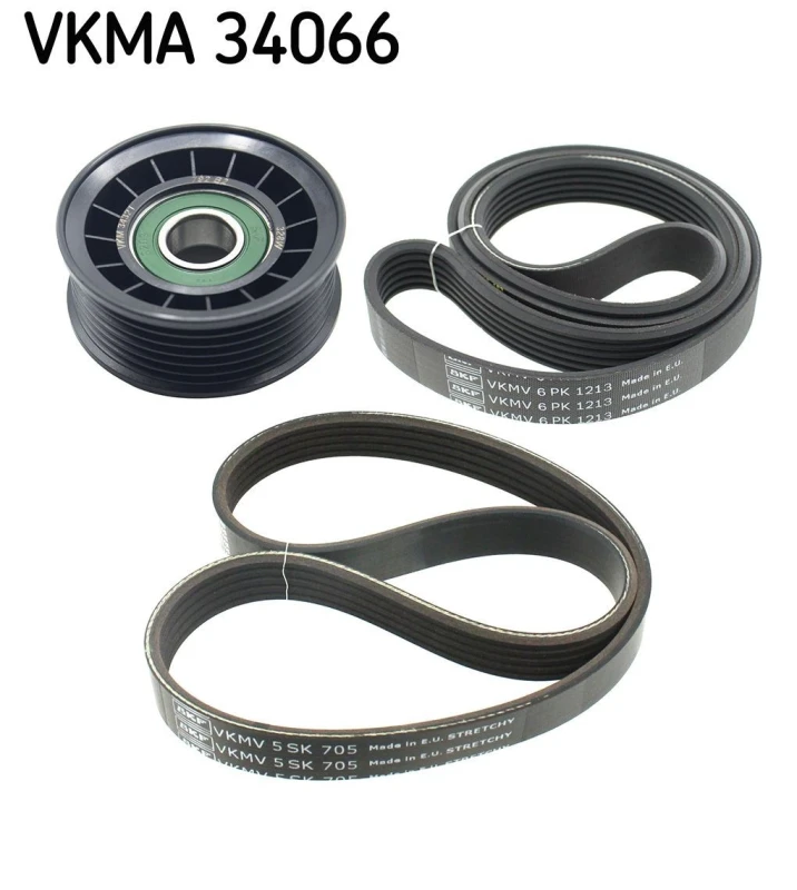 Image of SKF V-Ribbed Belt Set SKF VKMA 34066