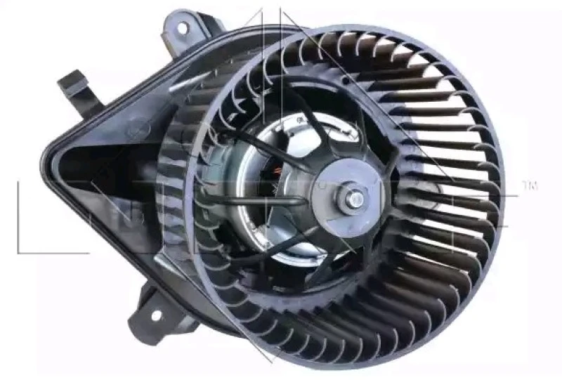 Image of NRF 34019 Blower Motor EASY FIT for left-hand drive vehicles, without integrated regulator, with adapter Interior Blower (2669)