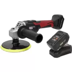 image of CP20VRPKIT 20V Cordless 150mm Rotary Polisher Kit with 4.0Ah Battery - Sealey