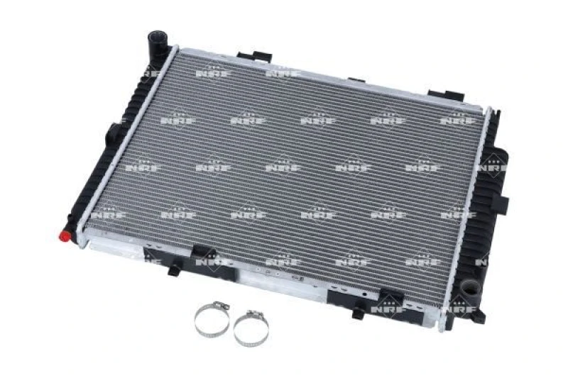 Image of NRF 56139 Engine radiator EASY FIT Brazed cooling fins, Aluminium, with mounting parts Aluminium Radiator,engine cooling (470)