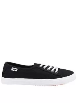 Image of Rocket Dog Chow Chow Plimsolls - Black, Size 4, Women