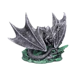 Image of Buran (Silver) Dragon Figurine