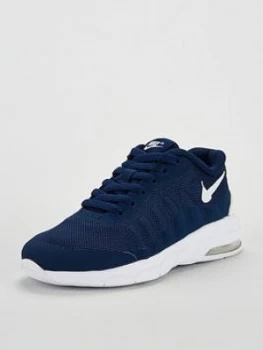 Image of Nike Air Max Invigor Childrens Trainers - Navy/White, Size 13