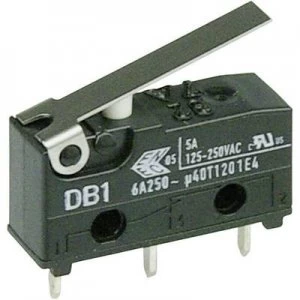 Image of Cherry Switches Microswitch DB1C C1LB 250 V AC 6 A 1 x OnOn momentary