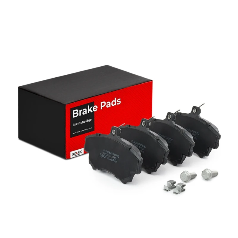 Image of STARK SKBP-0010086 Brake pad set Front Axle, with acoustic wear warning Brake Pad Set,disc brake (402)