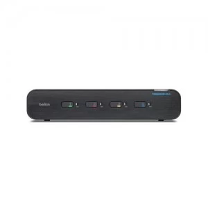 Image of Belkin F1DN204KVM-UN-3 KVM switch Rack mounting Black