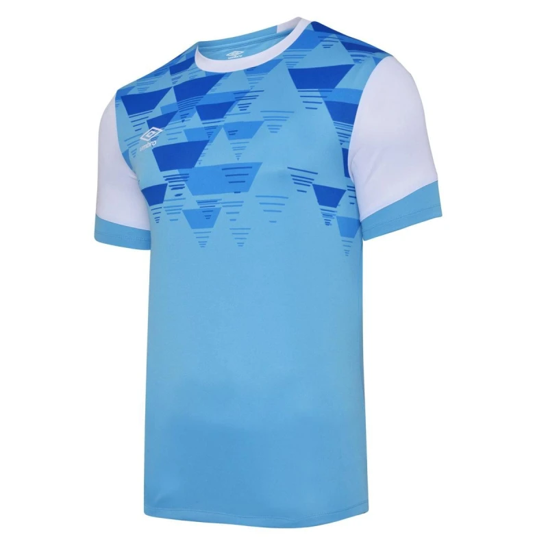 Image of Umbro Umbro Men Vier Jersey in Mid Blue Size: Small Mid Blue S Male 5063300273944