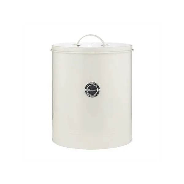 Image of Typhoon Living Cream 5L Compost Caddy - Typhoon 1402008