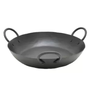 image of Ivyline Outdoor Colorado 13 x 56.5cm Metal Cooking Dish - Black