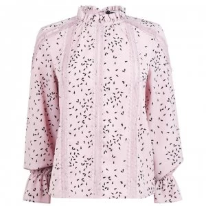 image of Vero Moda Vero Tear Long Sleeve Top - Pink